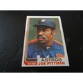 1982 Topps Card # 119A Joe Pittman Excellent-Mi...