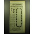 1958 Black Starr & Gorham Jewelry Ad - Color Contrasts