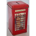 TIN MONEY BOX - UK TELEPHONE BOX - SOLDIER ON P...