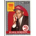 1990-91 Hoops Rumeal Robinson RC basketball car...