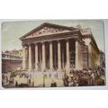 1907 Colour Postcard Royal Exchange & Bank London