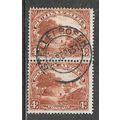 AFRICA SOUTH 1927 SG35b NATIVE KRAAL 4d VERTICA...