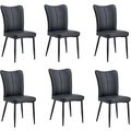 Modern Dining Chairs Set of 6,6 Pieces Chairs S...