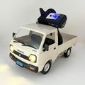 WPL RC Car 1/10 Scale RC Kei Truck Suzuki RC Dr...