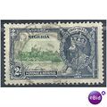 Nigeria 1935 SG31 2d Green & Indigo Silver Jubi...