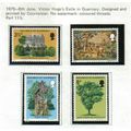 1975 GB GUERNSEY VICTOR HUGO SET UMM SG 126-129