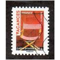 FRA 2009 (56c) 'VACANCES - DECK CHAIR' FINE USE...
