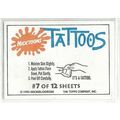 NICKTOONS ' TATTOOS ' card # 7 ( 1993 )