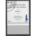 GER 2009 145c 'JOHANN C.F VON SCHILLER ' FINE U...