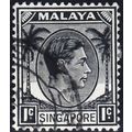 Singapore, 1948-52 1c George VI, SG 1 (Scott #1...