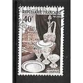 FRANCE 1953 40F PORCELAIN AND CUT GLASS SG 1168...