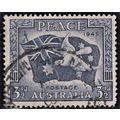 AUSTRALIA, 1946 3.5d Peace, SG 214 (Scott #201)...