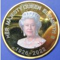 Queen Elizabeth. Challenge Coin. 1.50". 72b.