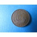 1937 GEORGE VI HALFPENNY FREE POST. (j) AAJ