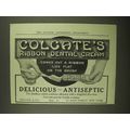 1909 Colgate's Ribbon Dental Cream Ad