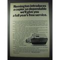 1963 Remington R-2 Electrostatic Copier Ad - Dependable