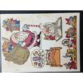 Heat Transfer Iron on Decal Set of 5 Christmas ...