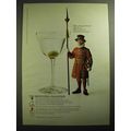 1970 Beefeater Gin Advertisement - The Beefeater Challenge