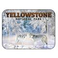 Yellowstone National Park Winter Scene with Wol...