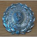 Vintage Shrewsbury Police Wreath Helmet Plate
