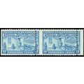 E17, Mint NH 13¢ Large Misperfed Freak Error Pa...