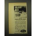 1960 Mercury Records Advertisement - Golden Hits Patti Page