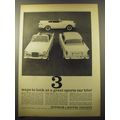 1960 Rootes Sunbeam Alpine, Rapier Coupe de Sport and Rapier Convertible Ad