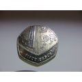 50p coin uk Shield of royal arms 2019