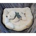 HAND MADE CHRISTMAS DOG BED FOR SMALL BREED DOG...