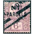 1887 Postage Stamps Overprinted "GOVT PA - 6d U...