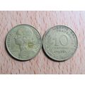 France Republic 1966 10 Centimes Coin