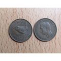 GB 1949 George VI Wren Farthing Coin