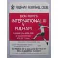 Don Revie`s INTERNATIONAL X1 v FULHAM 27/04/197...