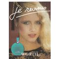 1981 JE REVIENS WORTH PERFUME MAGAZINE ADVERT