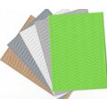 A6 Embossed Card. 10 Sheets. Wavy Lines. Cardma...