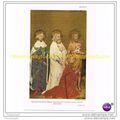 WILTON DIPTYCH, RICHARD II IN PRAYER WITH PATRO...