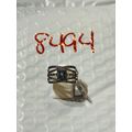NWT Ring Bomb Party Sz9 RBP Square Blue Crisscr...