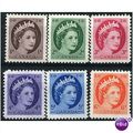 Canada 1954 Definitive Set SG463-468 Unmounted ...