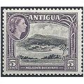Antigua 1953 SG125 5c Black & Slate-Lilac Mount...