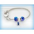 Silver Tone Bracelet Love Heart Lobster Clasp E...