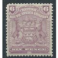 Rhodesia 1898 SG83 6d Reddish Purple Mounted Mi...