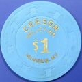Carson Valley Inn. $1 Casino Chip. Minden, NV. ...