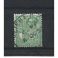 Malta.SG194 1/4d Yellow-Green.Fine Used.Apr25y