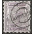 1883 SG179 2/6d Deep Lilac Good/Fine Used Manch...