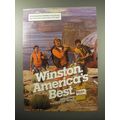 1987 Winston Lights Cigarettes Ad - America's Best