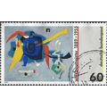 GERMANY, FINE ART, Baumeister, Willi, blue 1989, 60pf