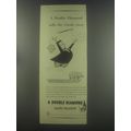 1954 Double Diamond Ale Ad - A Double Diamond rolls the clouds away