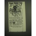 1982 Belsaw Power Tools Ad - Planer Molder Saw ...