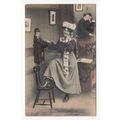Telephone Couple Romantic Greetings Postcard J ...