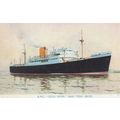 RMS Loch Avon Royal Mail Lines Ship Old Postcard
